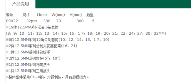 產(chǎn)品說明